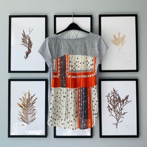 Anthropologie 1.9 One Sept Top Grey/Multi XS